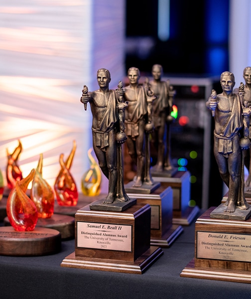 Alumni Awards Distinguished Alumnus/Alumna trophy
