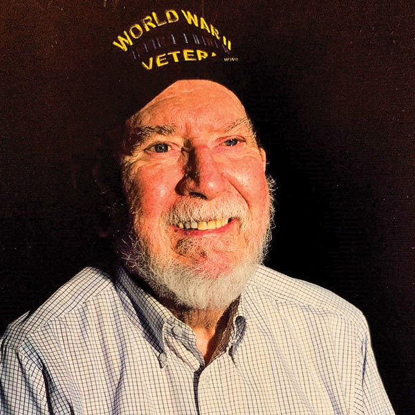 Joe Exum at age 93 in a photo taken to celebrate Jackson’s WWII veterans