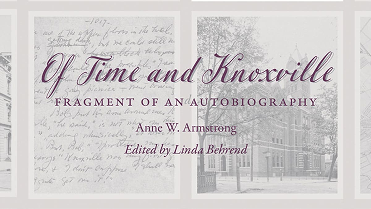 Part of the cover of Of Time and Knoxville book cover