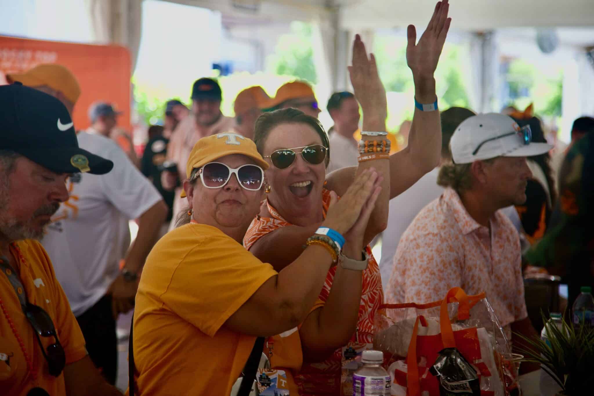 Vol fans at the alumni tailgate