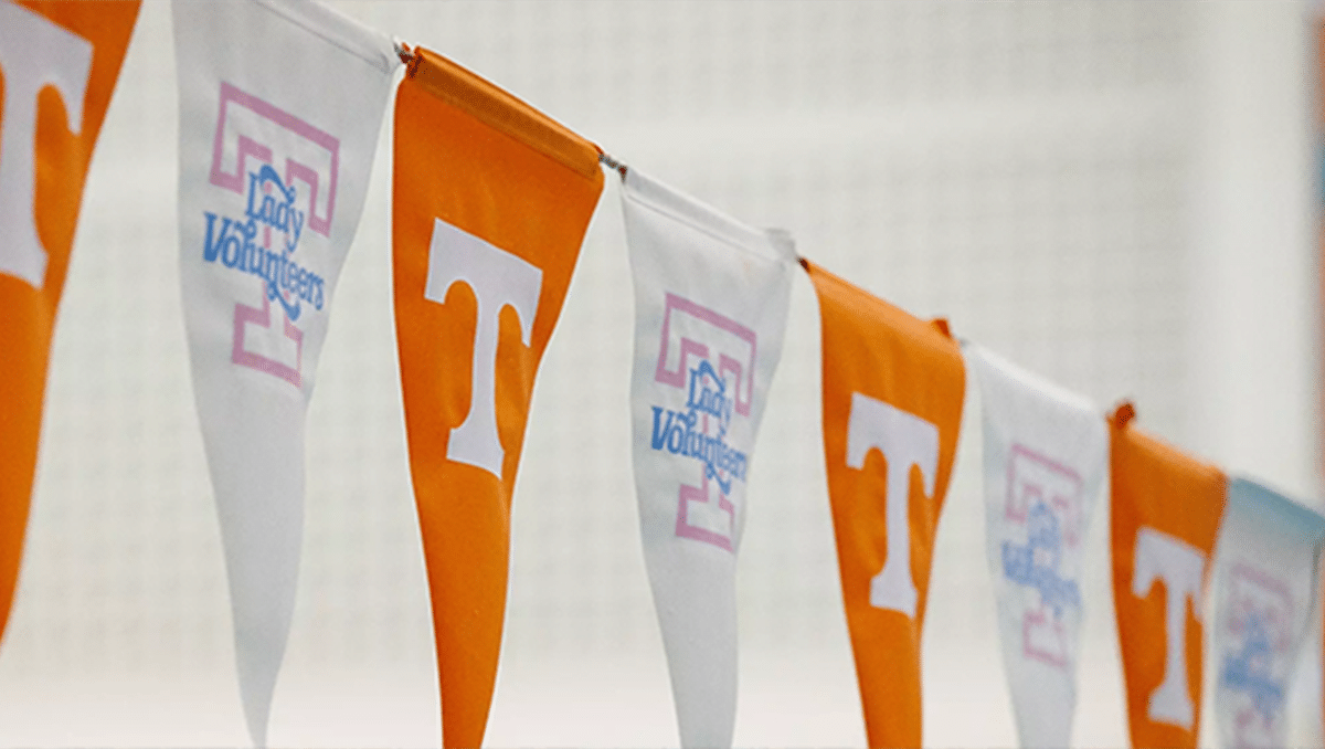 Lady Vol and Vol Flags