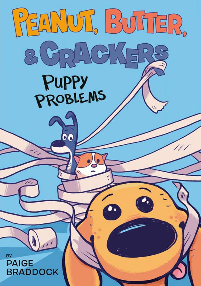 peanut-butter-and-crackers-comic-700x1000 Peanut, Butter, and Crackers Puppy Problems comic book cover by Paige Braddock.