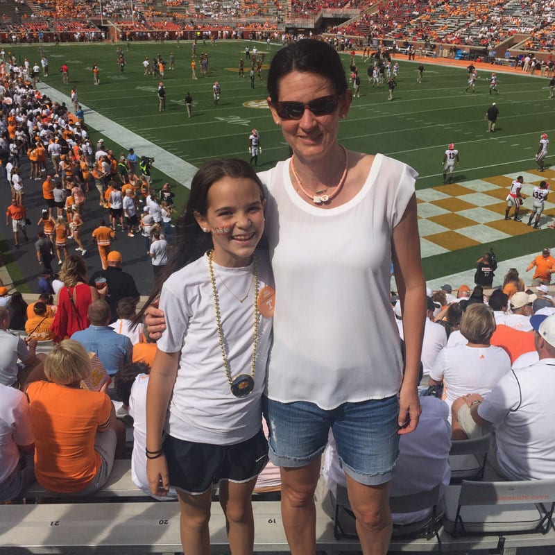 marden-kim-and-powell-kyra-2017-football-game-800x800 Kyra Powell and Kim Marden pose for a photo during a UT football game in 2017.