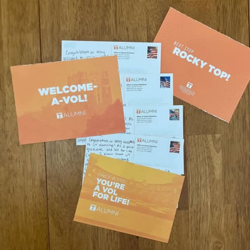 welcome-a-vol-postcards-800x800-2 The Welcome-A-Vol kit with 5 handwritten postcards.