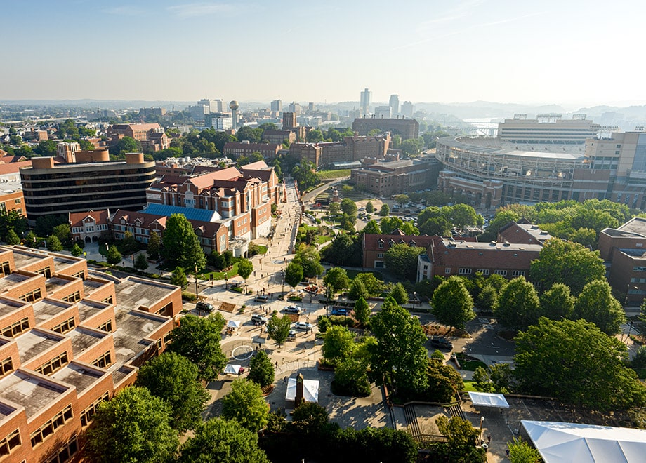 hero-campus An aerial view of the UT Knoxville campus.