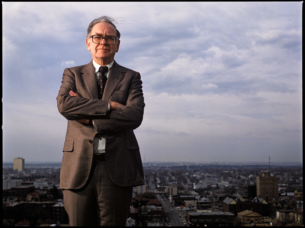 Portrait of Warren Buffet by Michael O'Brien