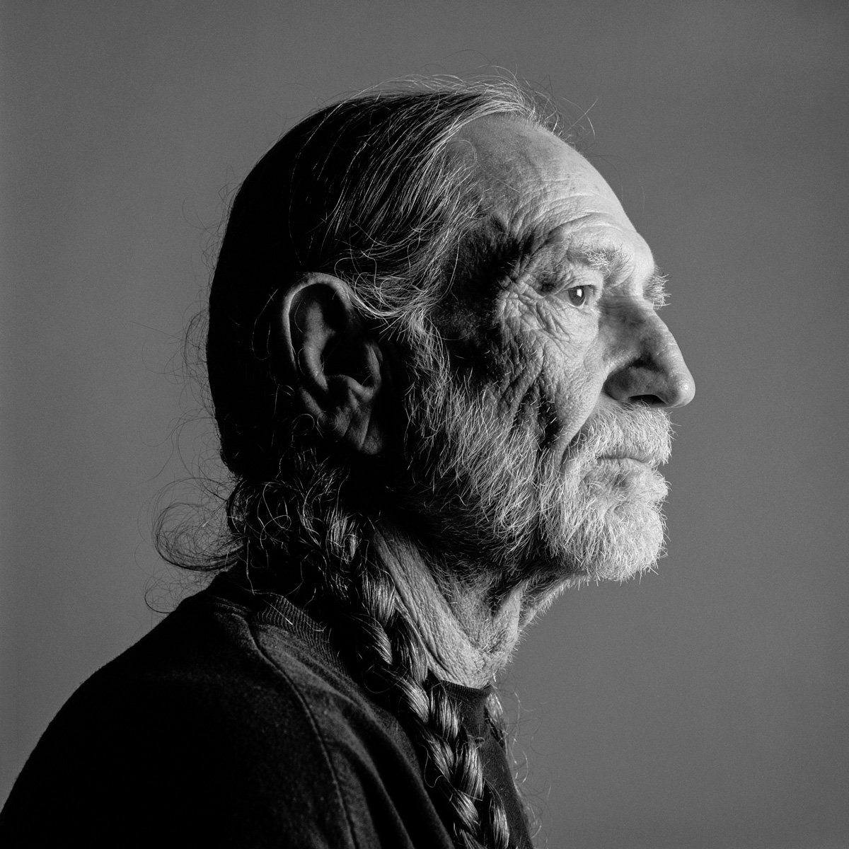 Portrait of Willie Nelson by Michael O'Brien